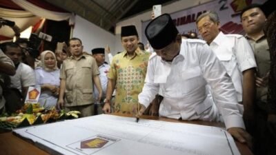 Prabowo Resmikan Kantor Baru Gerindra di Banten