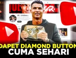 Cristiano Ronaldo Menjadi Youtuber, Raih Play Button Emas dalam Sehari