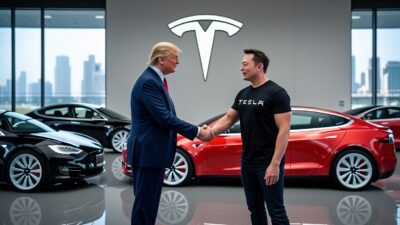 Trump Beli Tesla: Dukungan Politik untuk Musk di Tengah Krisis