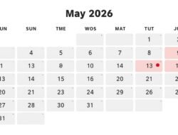 Mei 2026 Jadi Bulan Emas Liburan: Tiga Long Weekend Siap Dimaksimalkan, Ini Jadwal Lengkapnya